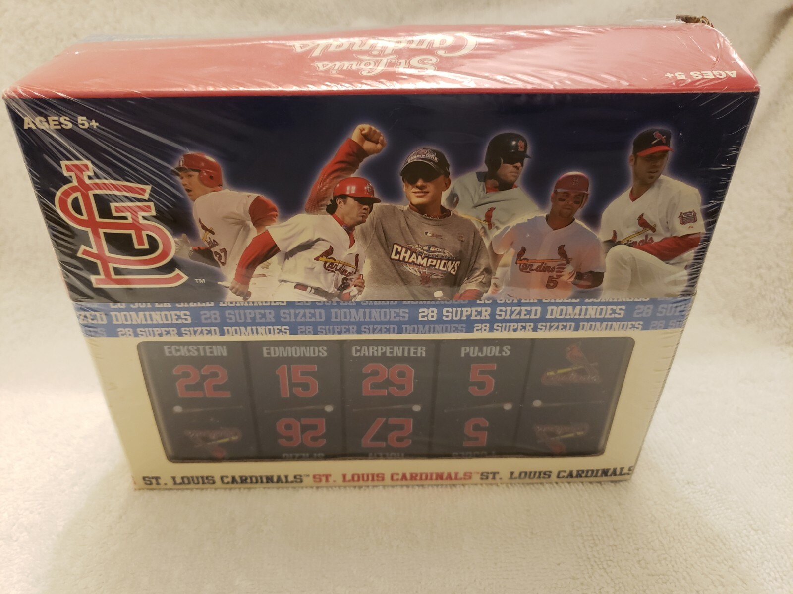 NIB MLB Sababa Toys 2007 St. Louis Cardinals 28 Super Sized Dominoes Collectible
