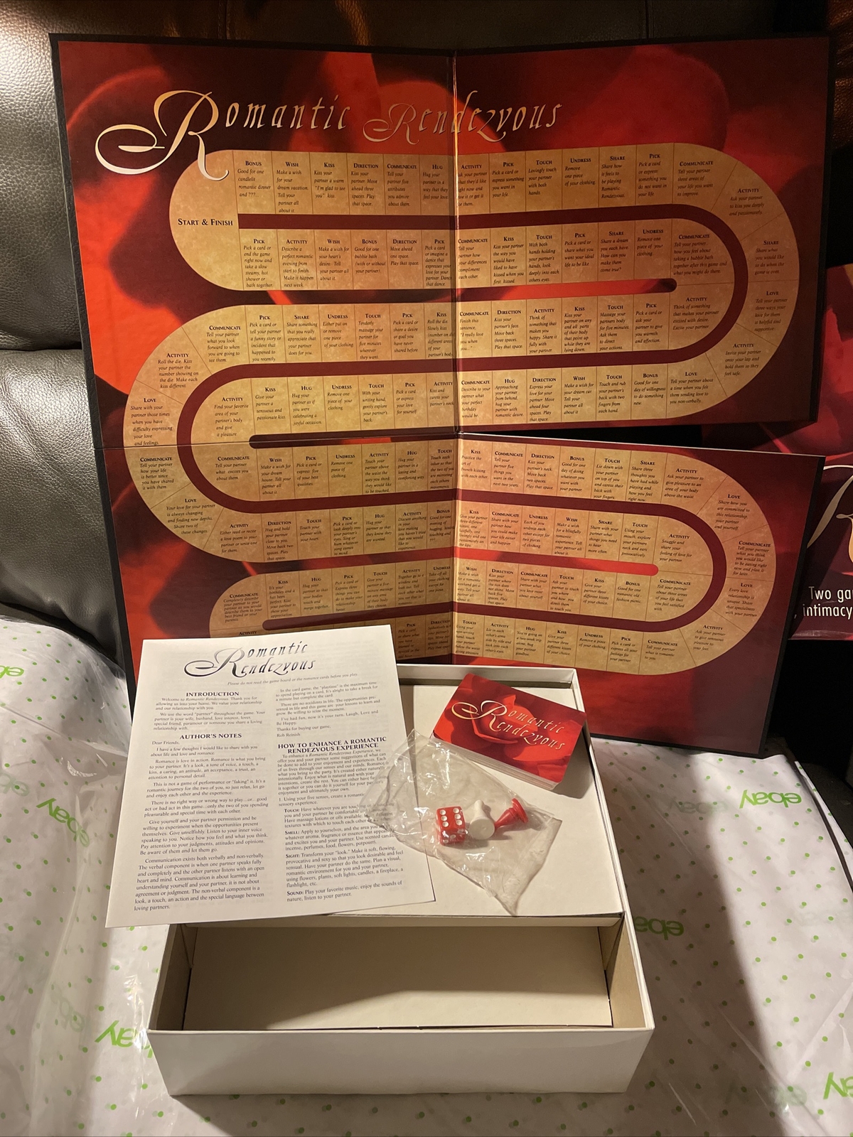 Romantic Rendezvous Board Game, Relationship Builder, Bring Back the Fire