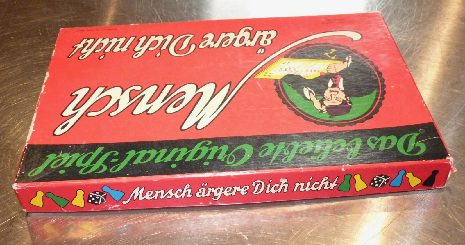Vintage German Board Game “Mensch, ärgere Dich nicht!” Sorry Parcheesi