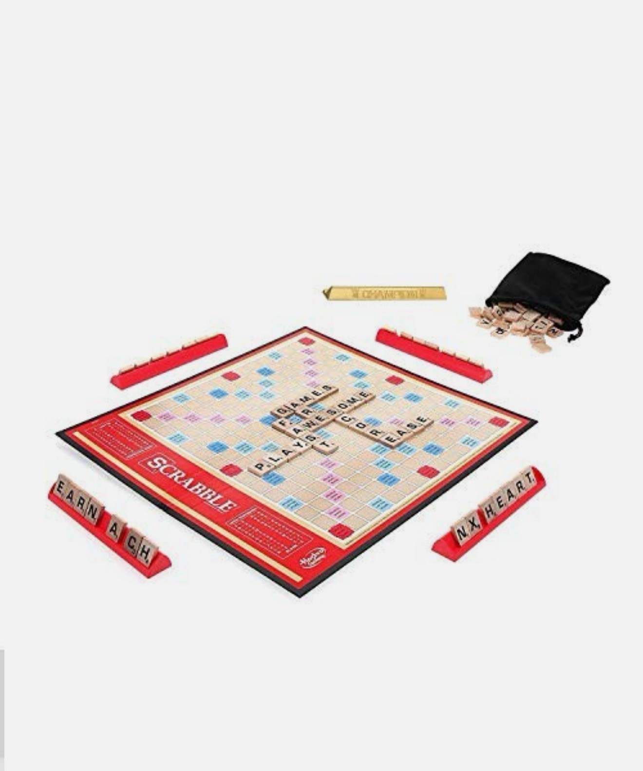 HASBRO GAMING SCRABBLE A8166 CLASSIC SCRABBLE BLK/BROWN