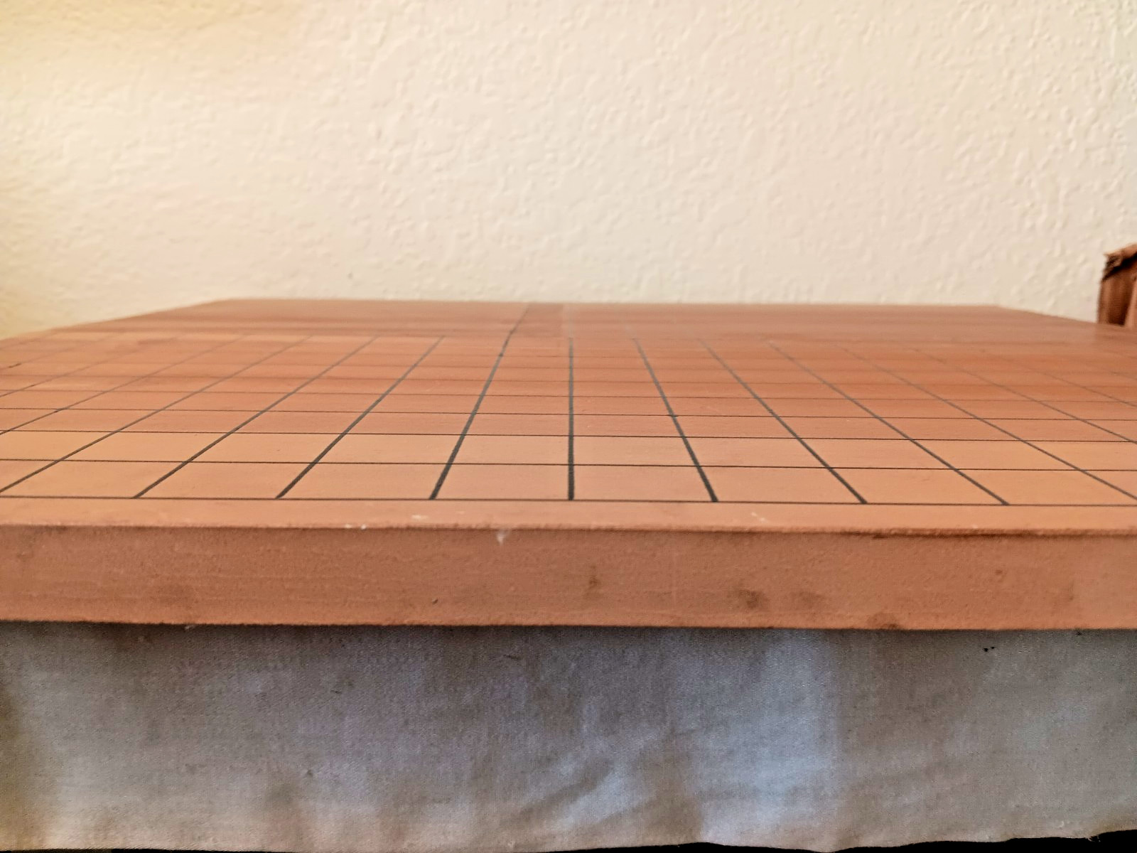 Vintage Go Game Set, Real Traditional Seashell and Slate Pieces, folding Used.