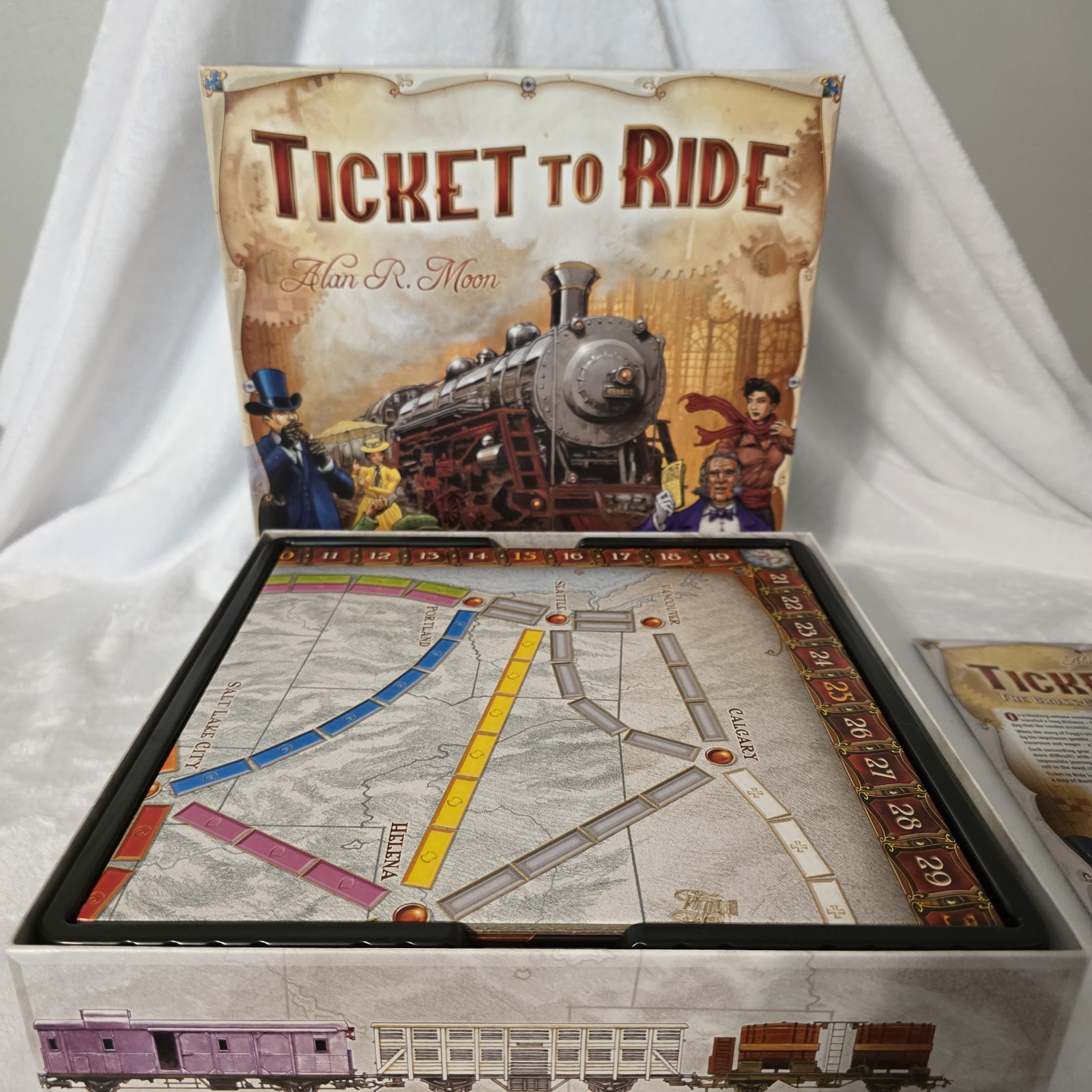 Ticket To Ride Board Game Days of Wonder 7201 Alan R. Moon Train Adventure 2021