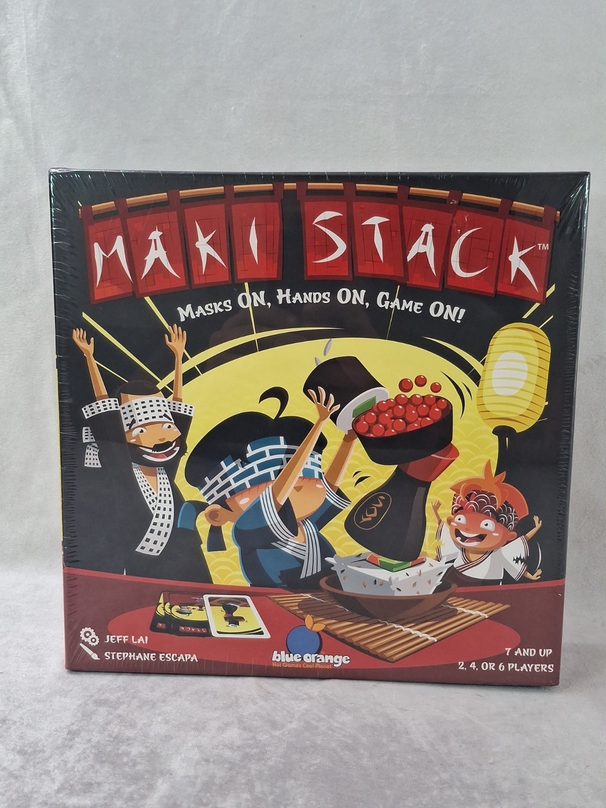 Maki Stack Family Party Dexterity Game by Blue Orange Chopsticks Blindfold NEW