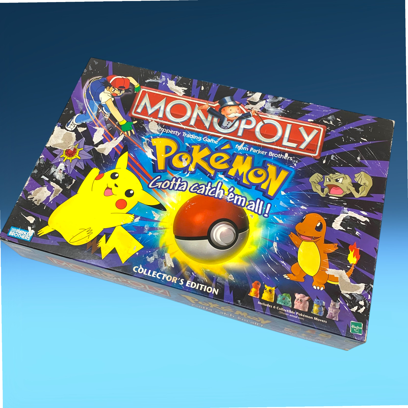 Vintage 1999 Pokemon Monopoly Collector’s Edition COMPLETE Nintendo Board Game