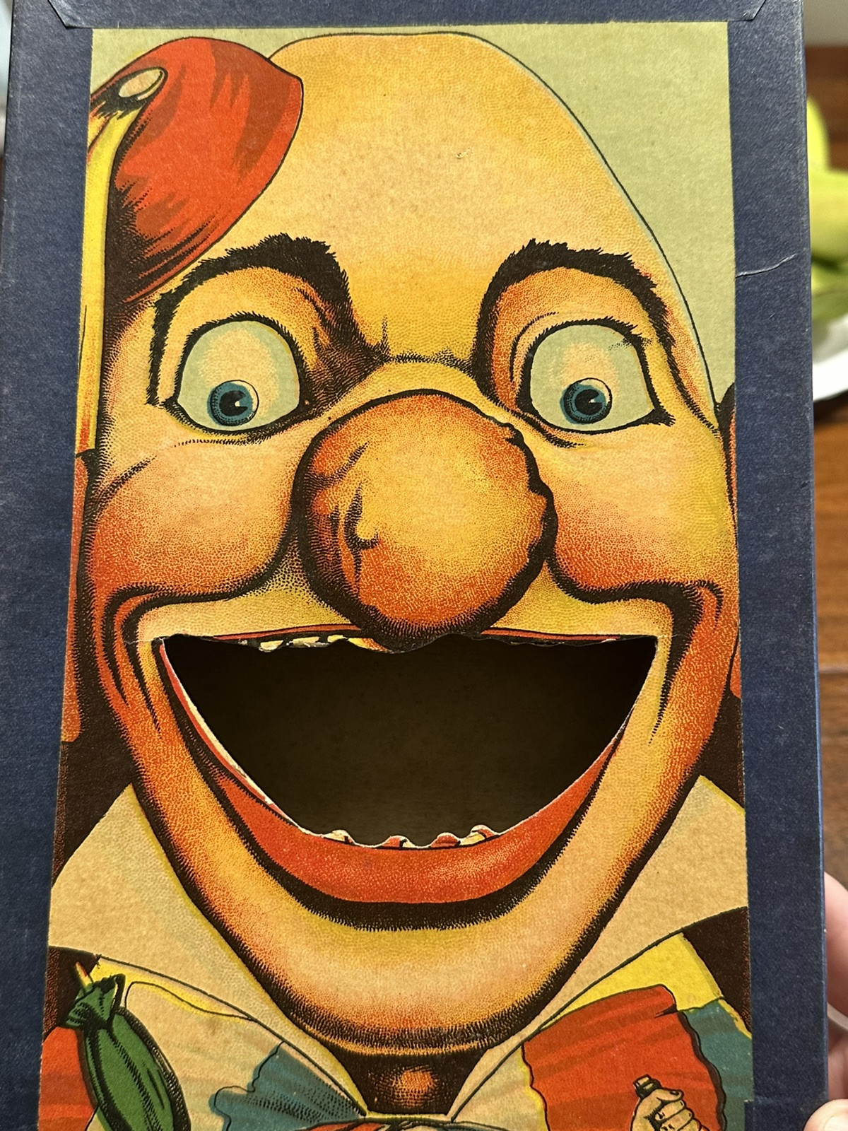 ANTIQUE 1907 ALLY SLOPER CLOWN WOODEN BALL TOSS CHILDS GAME MILTON BRADLEY