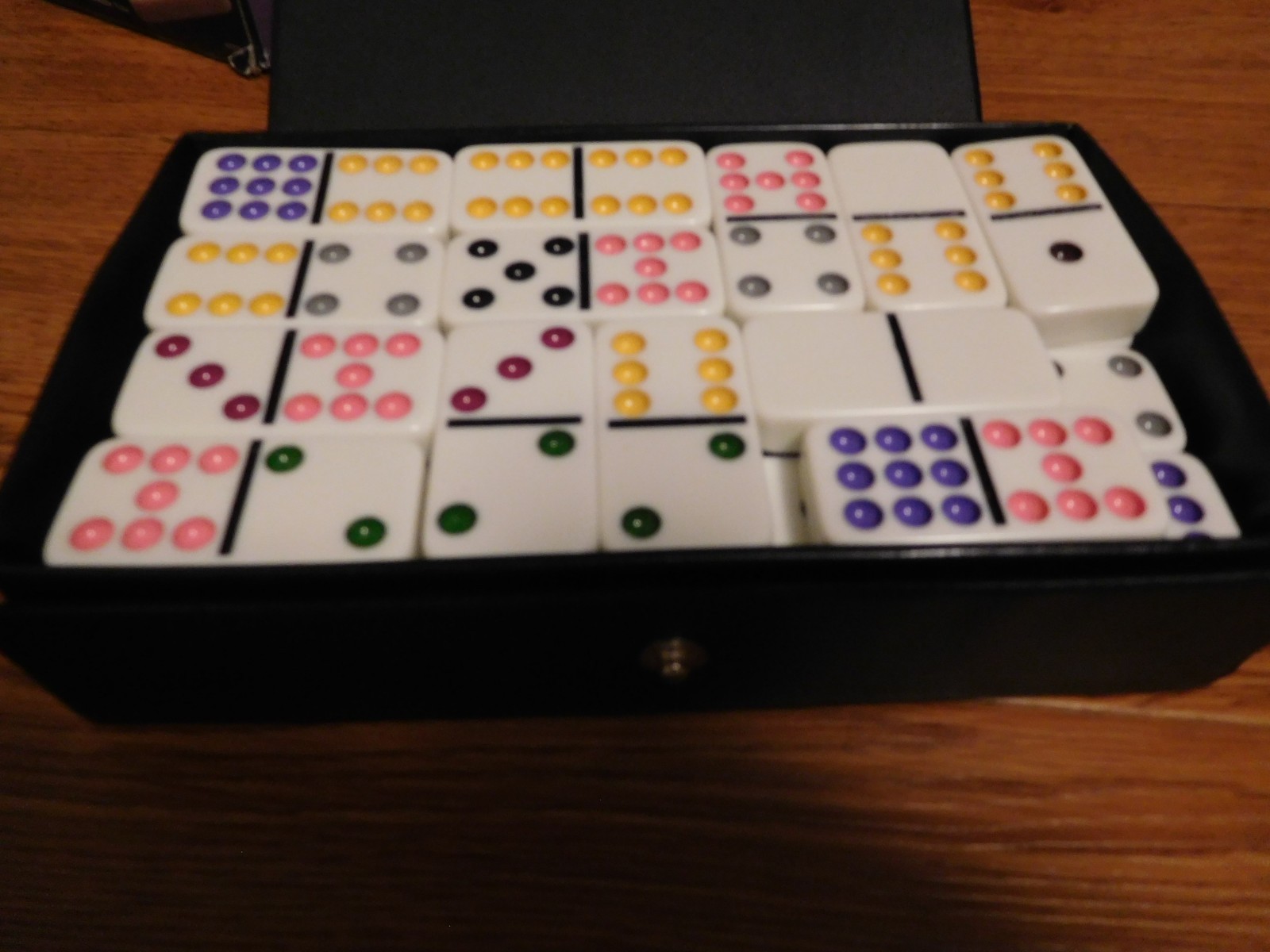 Vintage Pressman Double Nine Dominos Set DOUBLE NINE 54 DOMINOES #3226
