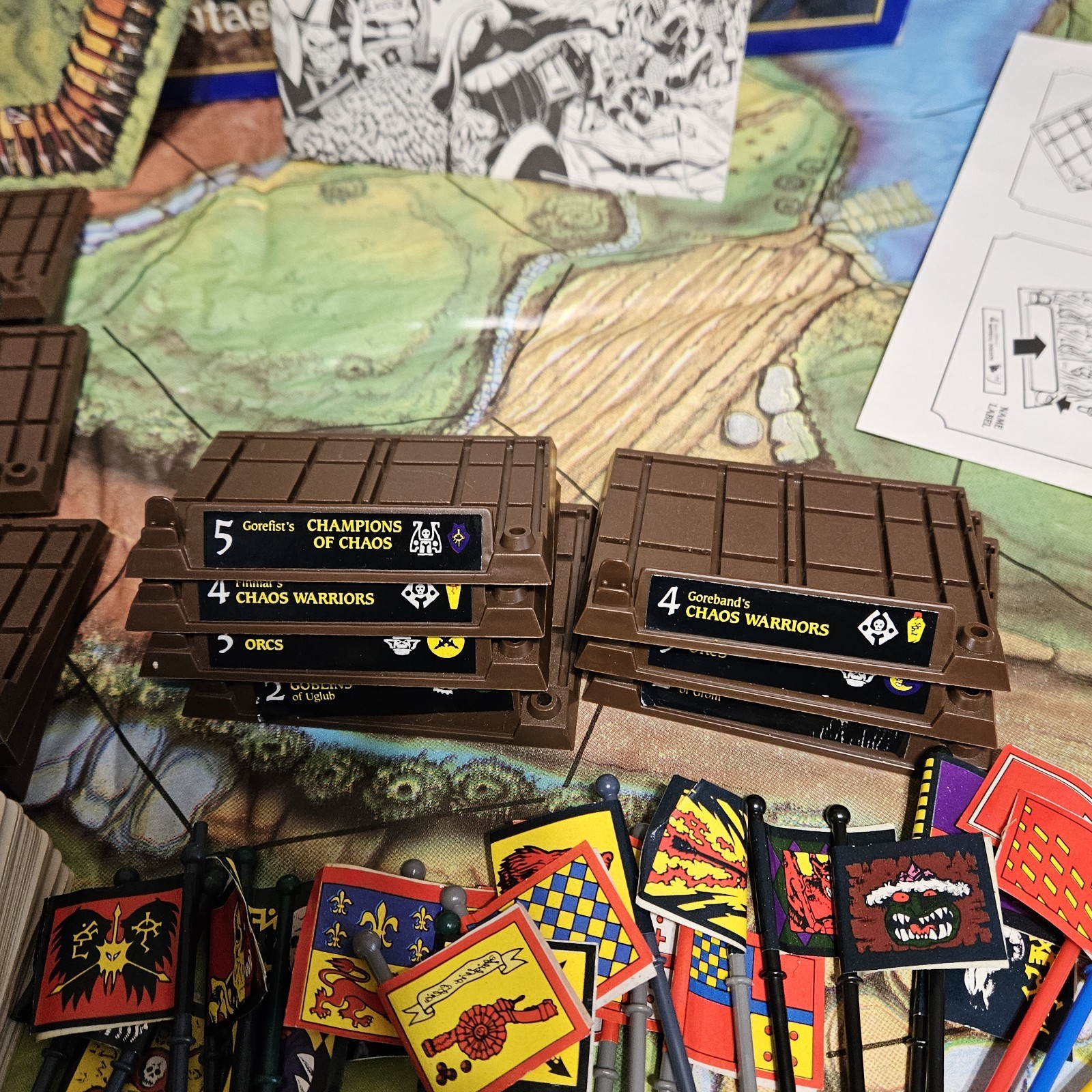 Battle Masters The Epic Game of Fantasy Battles1992 Milton Bradley Near Complete
