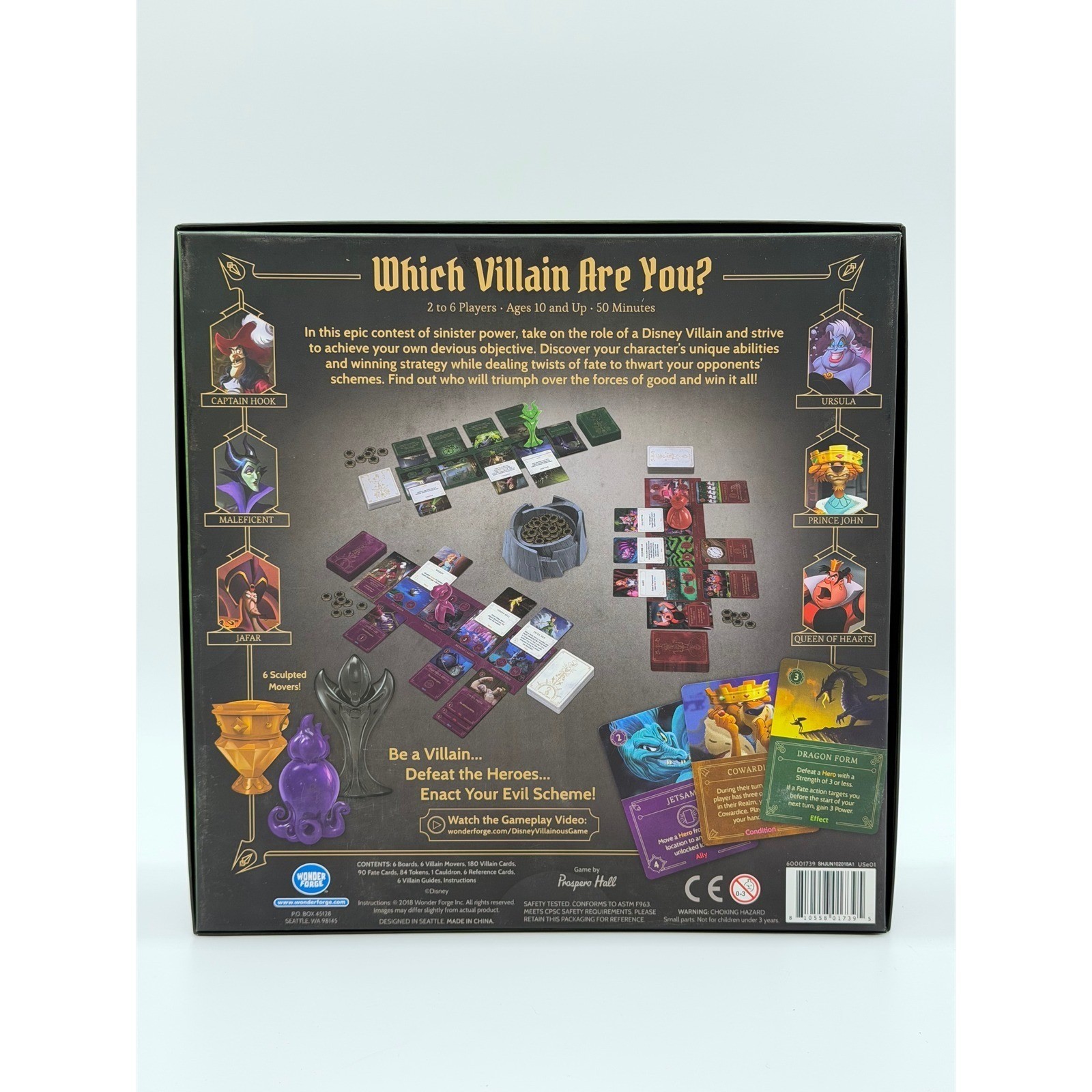Disney Villainous Board Game Bundle The Worst Takes It All & Wicked To The Core