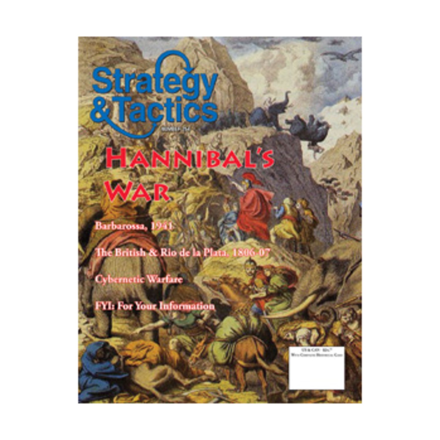 Decision Games Strategy & Tactics #254 w/Hannibal’s War Mag VG+