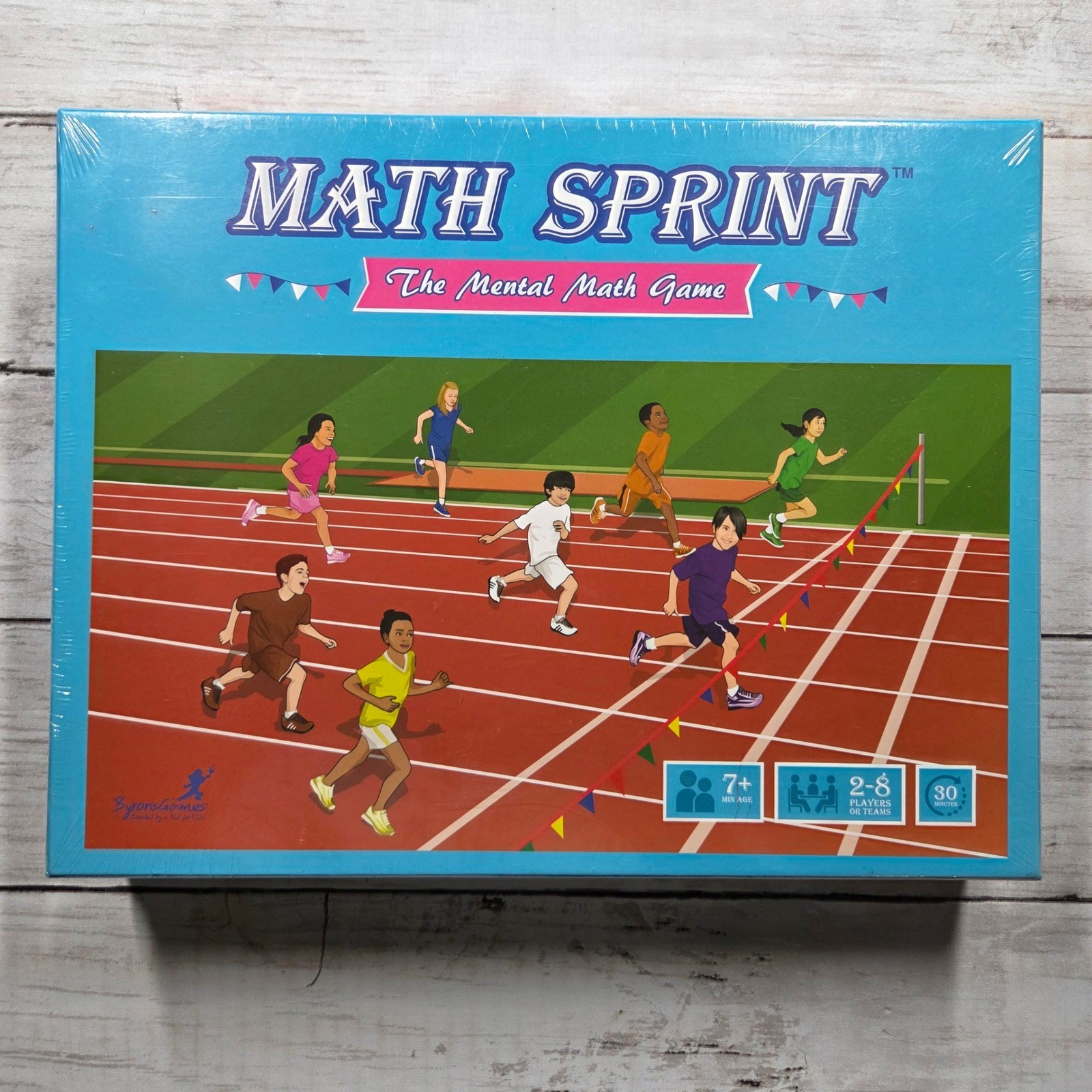 Byrons Games Math Sprint The Mental Math Board Game New Sealed 2020 2-8 Players