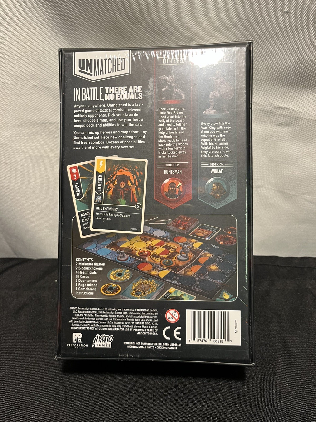 Unmatched Little Red Riding Hood vs Beowulf 2 Player – Mondo Games – NEW SEALED