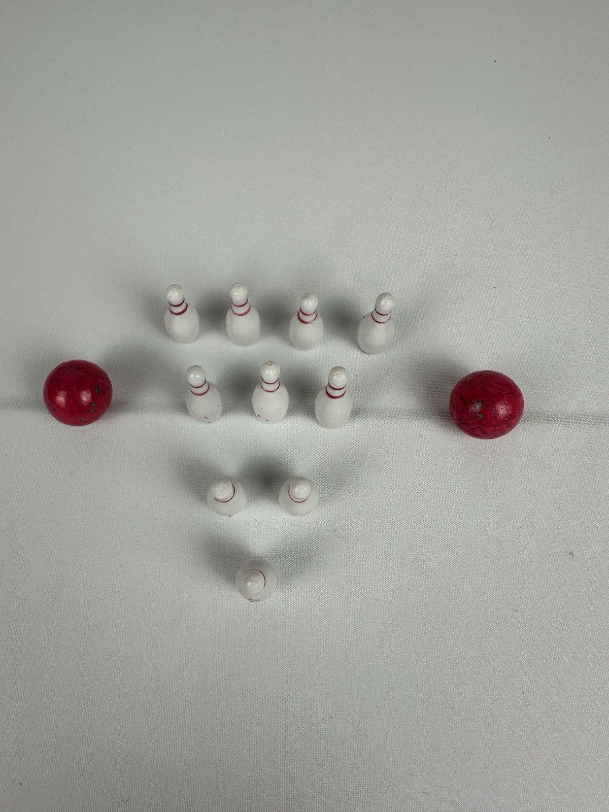 Mini Bowling Set Lot of 2 Indoor Tabletop Bowling Game Pins Balls Toy Set