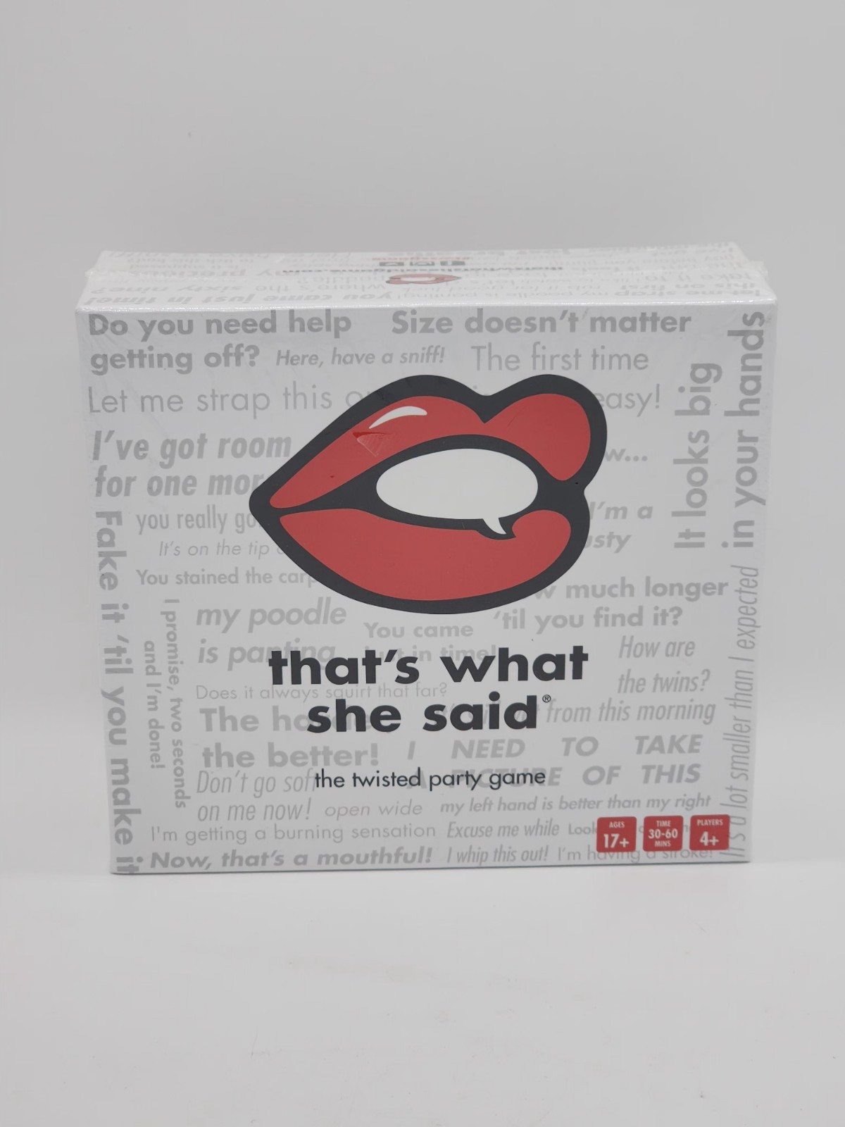 New Sealed That’s What She Said Twisted Card Game 4+ People Group Party Adult
