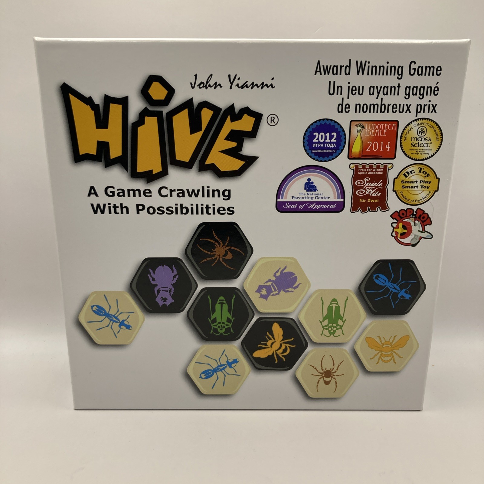 Hive Board Game 2 Player Family Fun Strategy Travel Party Entertainment Game