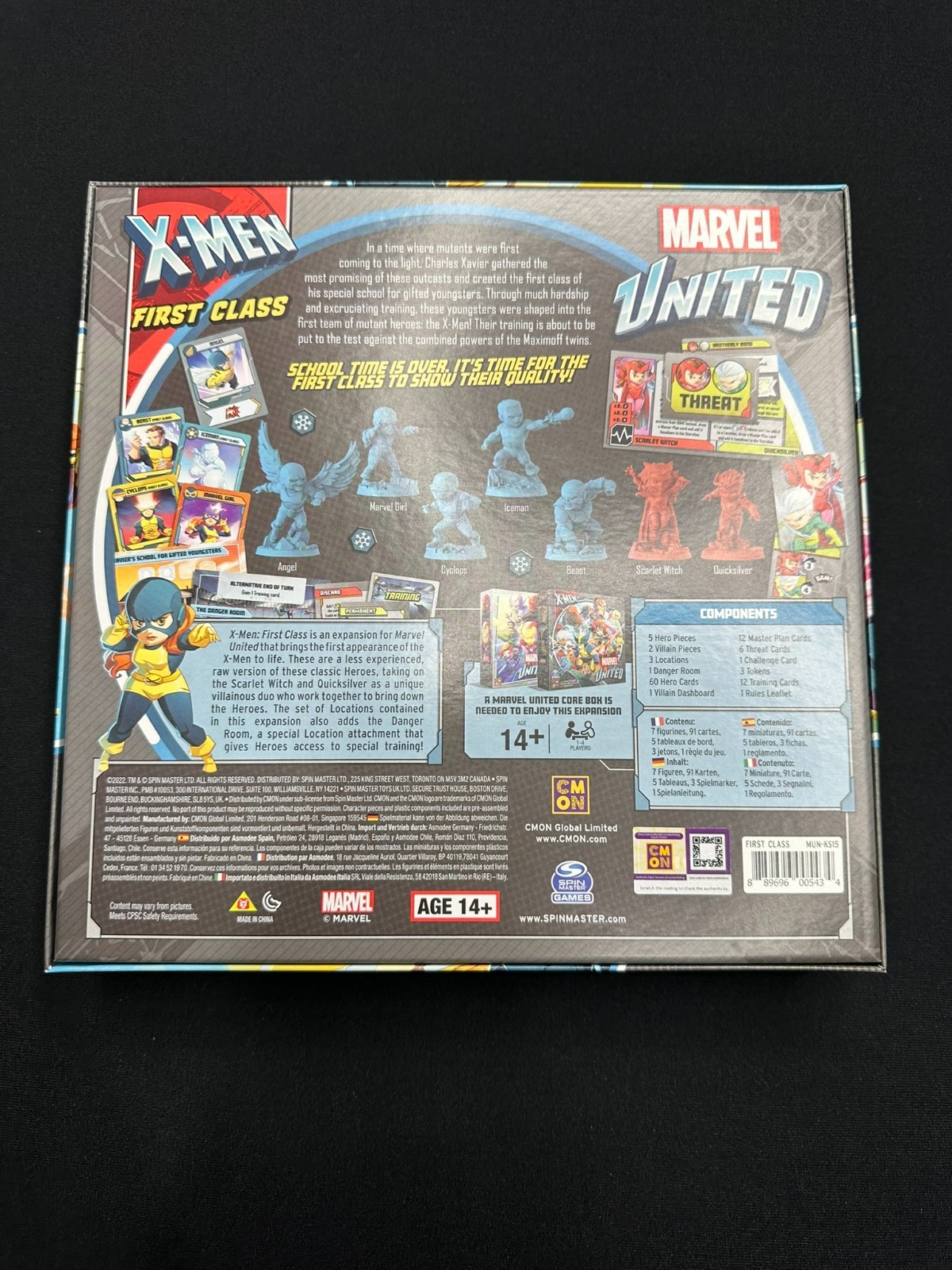 Marvel United 4x Expansion Lot (First Class, Blue, Gold, Phoenix) Kickstarter