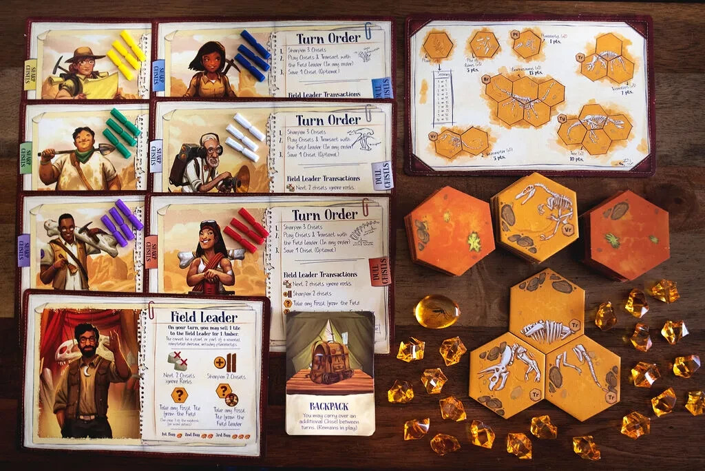 obo JURASSIC PARTS Board Game .. 25th Century Games