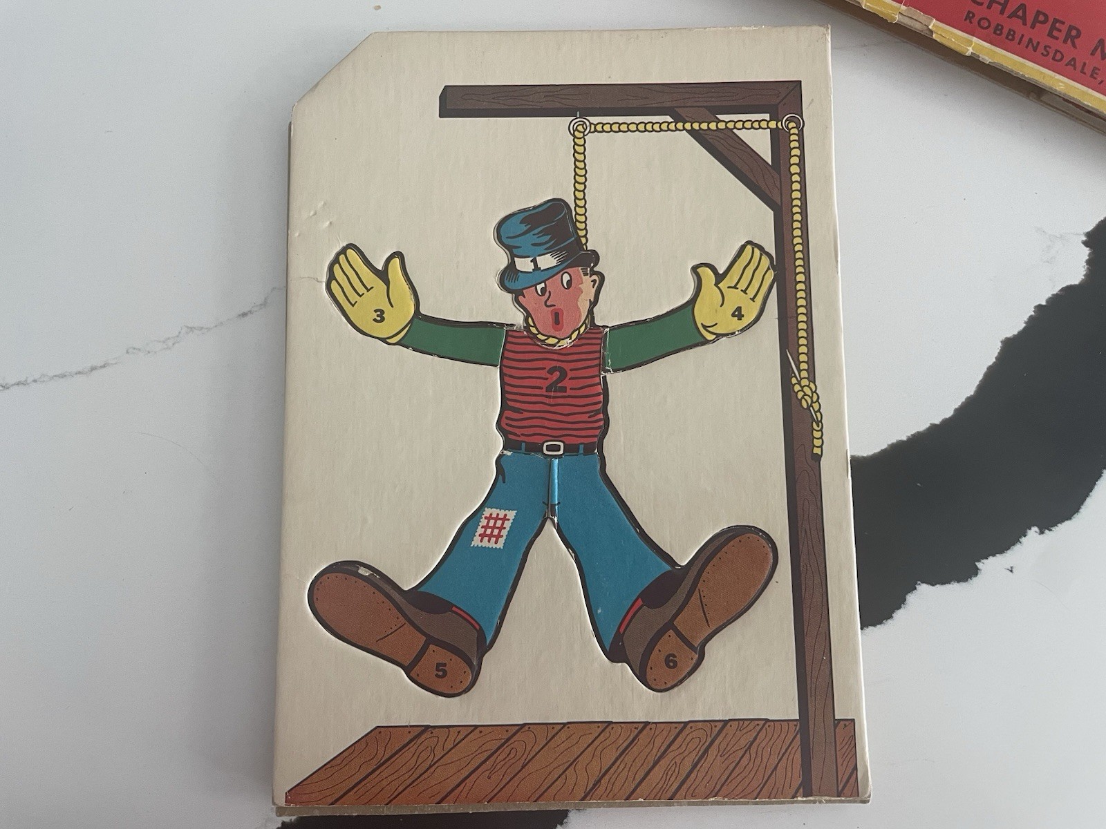 ~ W.H. Schaper Hangman VTG. Board Game Rare First Edition 1st Printing Box~