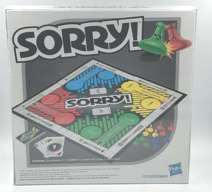 Sorry! Game Board Game Family Hasbro Gaming Ages 6+ BRAND NEW and SEALED