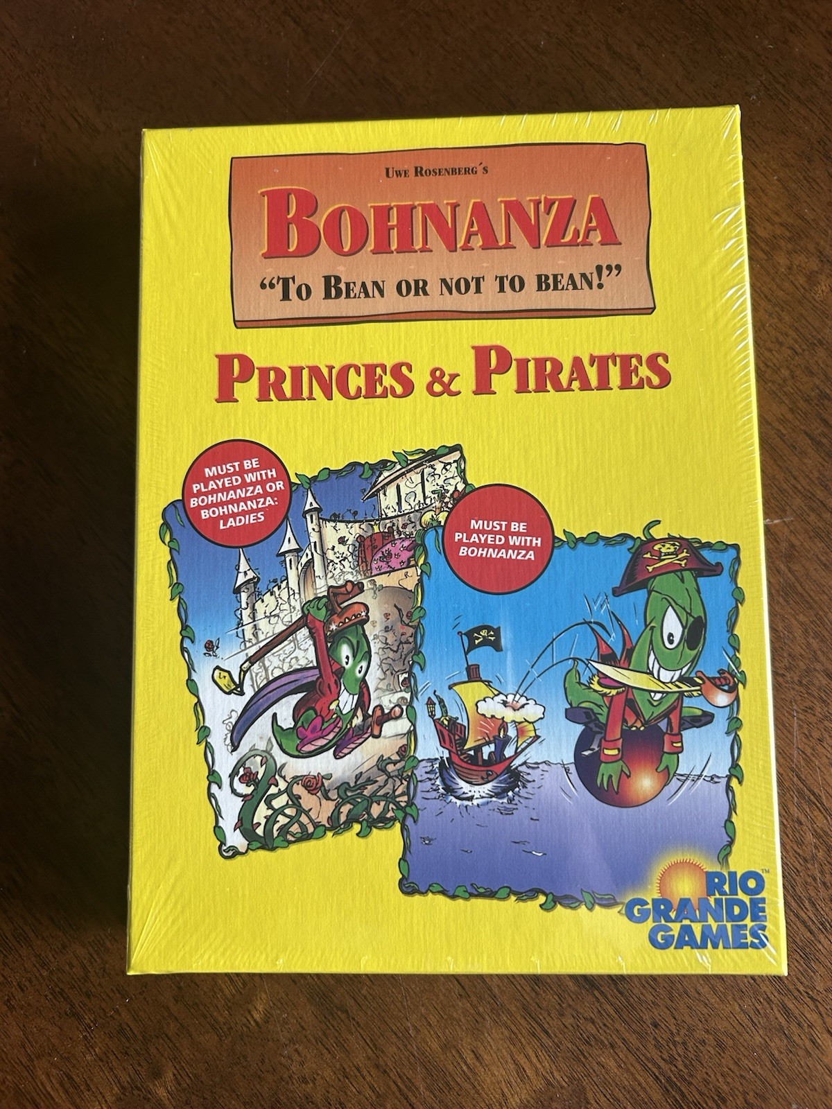 NEW Sealed Bohnanza Card Game: Princes and Pirates Expansion Rio Grande Games