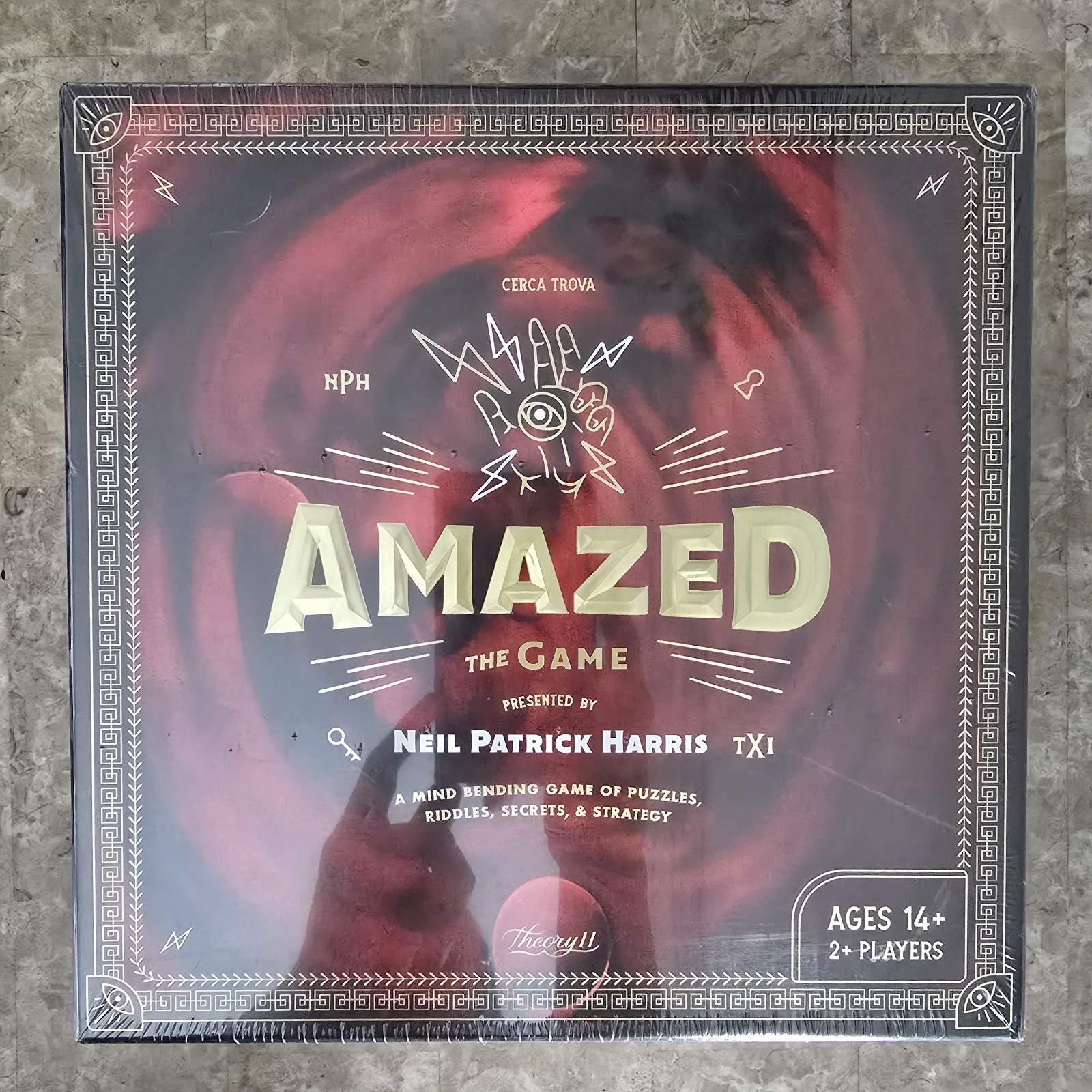 AMAZED The Game by Neil Patrick Harris Board Game (Puzzles, Riddles) NEW Sealed