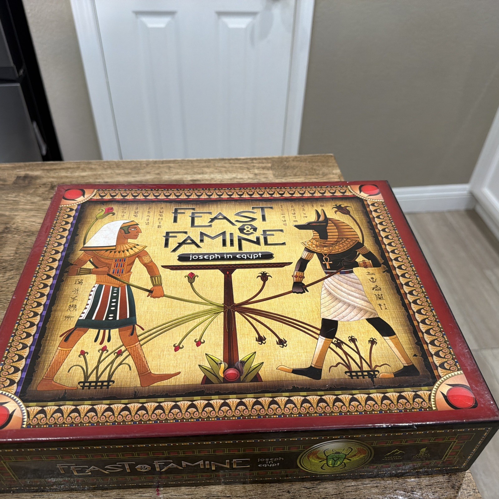 FEAST & FAMINE Joseph in Egypt Board Game Bible Strategy Family Game Complete