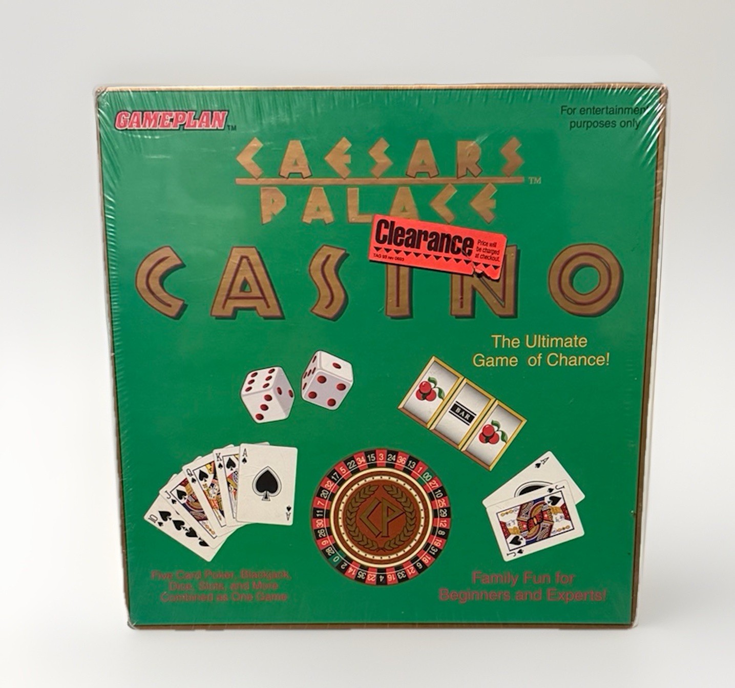Brand New Vintage Caesars Palace Casino Themed Board Game
