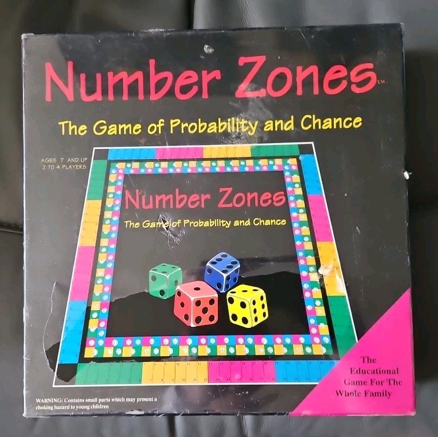 Number Zones The Game Of Probability And Chance, New and Sealed school 2003