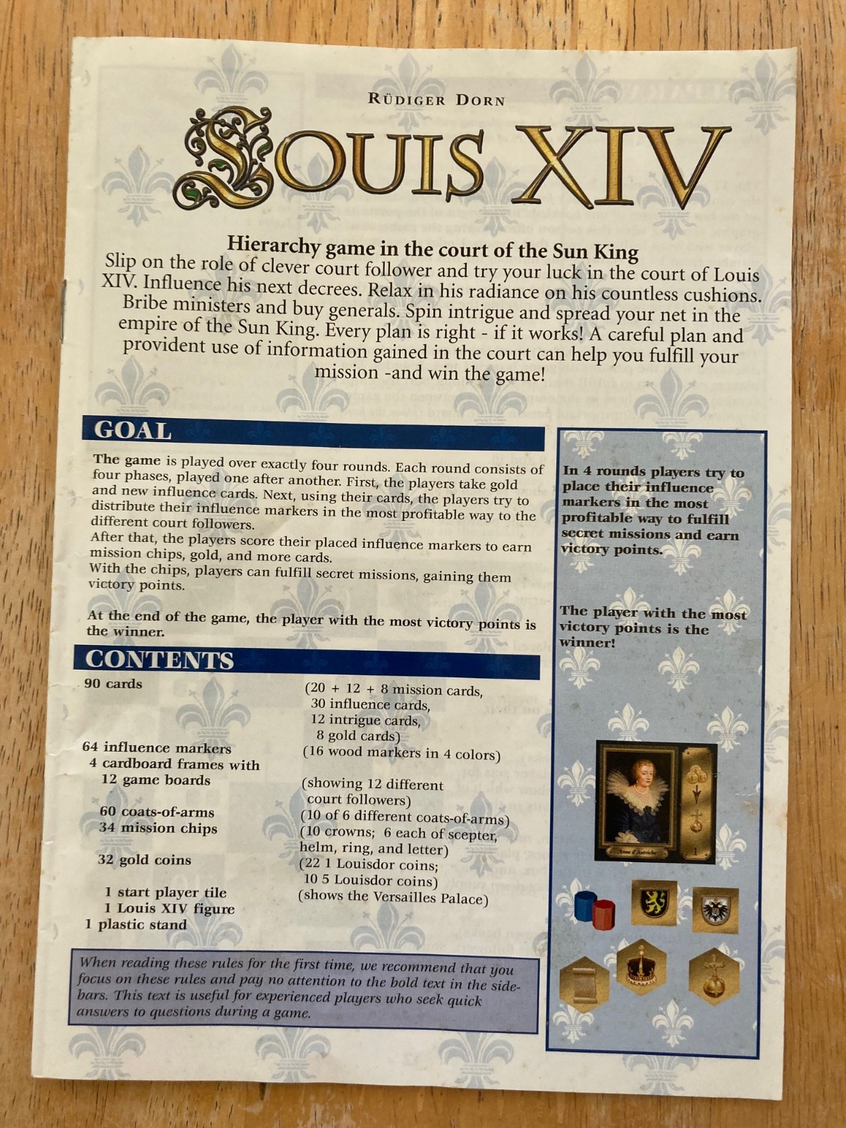 Louis XIV – Board Game – Rio Grande Games