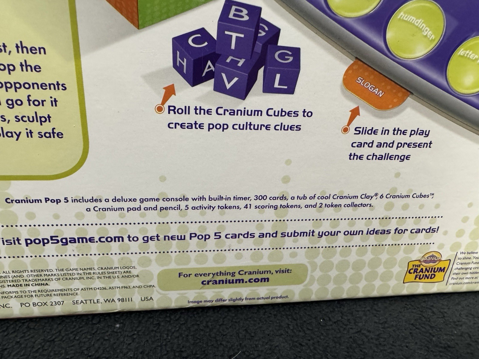 Cranium Pop 5 Adult Pop Culture Trivia Console Board Game – Brand New & Sealed