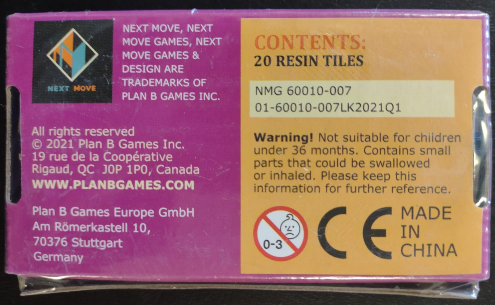 AZUL Board Game PROMO TILE SET 2 Sealed New MICHAEL KIESLING Next Move Games