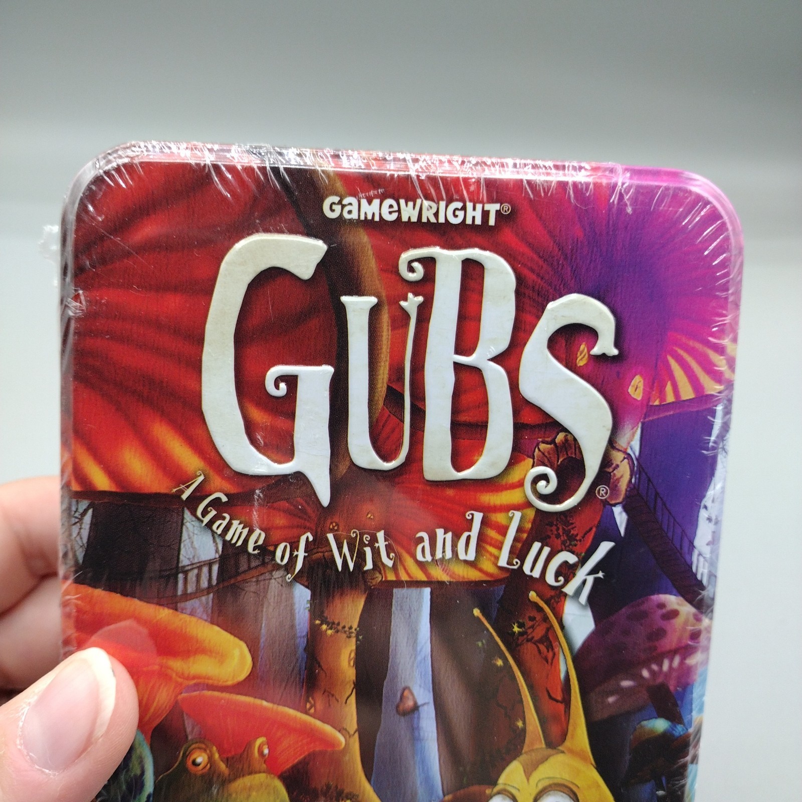 Gubs Card Game Wit and Luck Tin Gamewright Complete 2011 New Sealed Game
