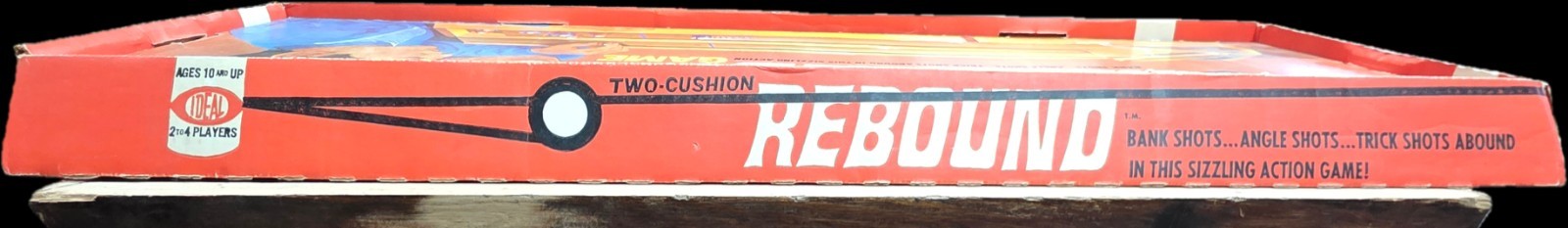 Vintage 1970 Ideal Rebound Two-Cushion Skill & Action Game No 2035-4