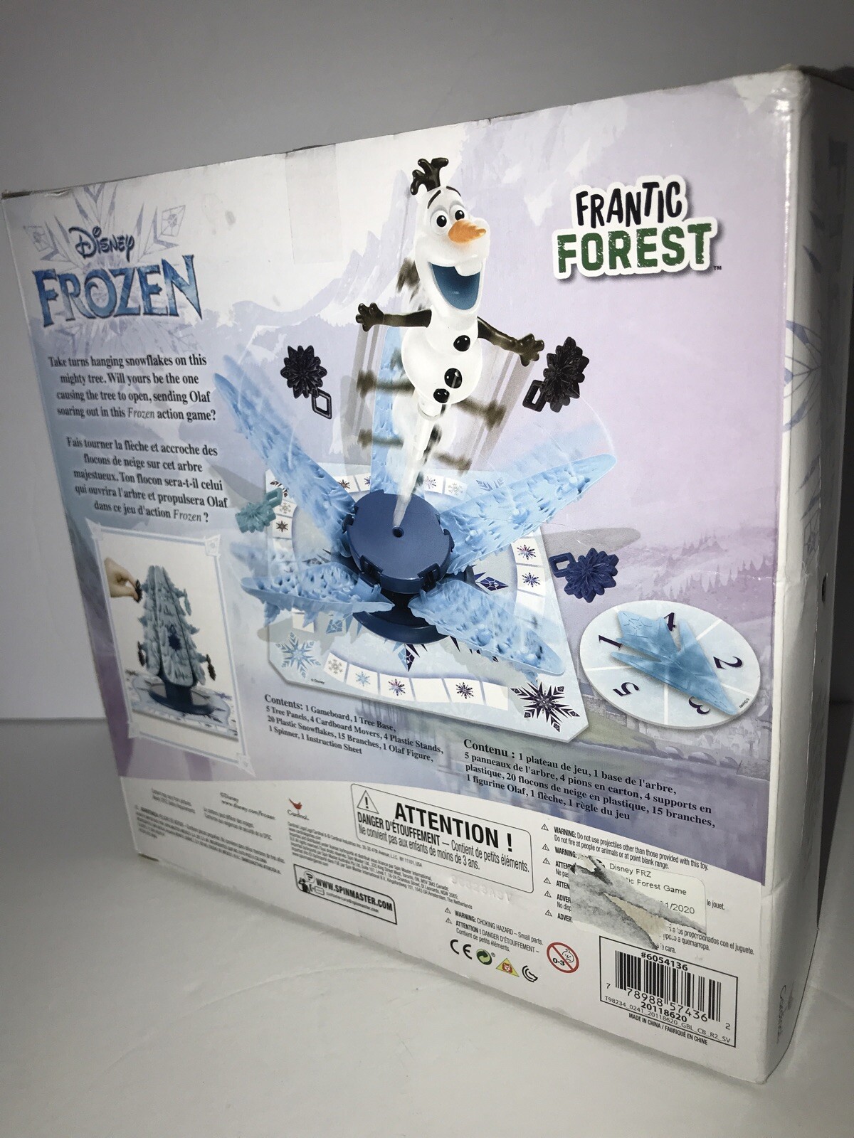 Disney Frozen Frantic Forest Olaf Game By Cardinal New