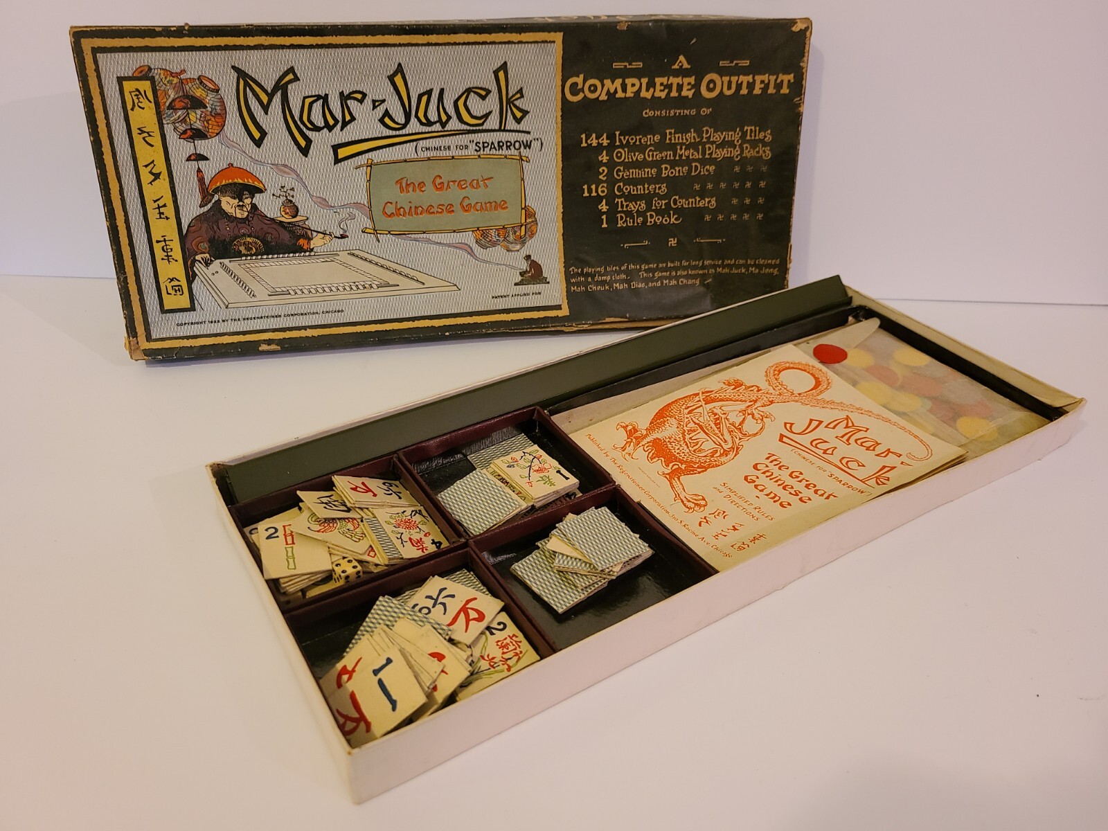 Vintage Board Game “Mar Juck” 1923
