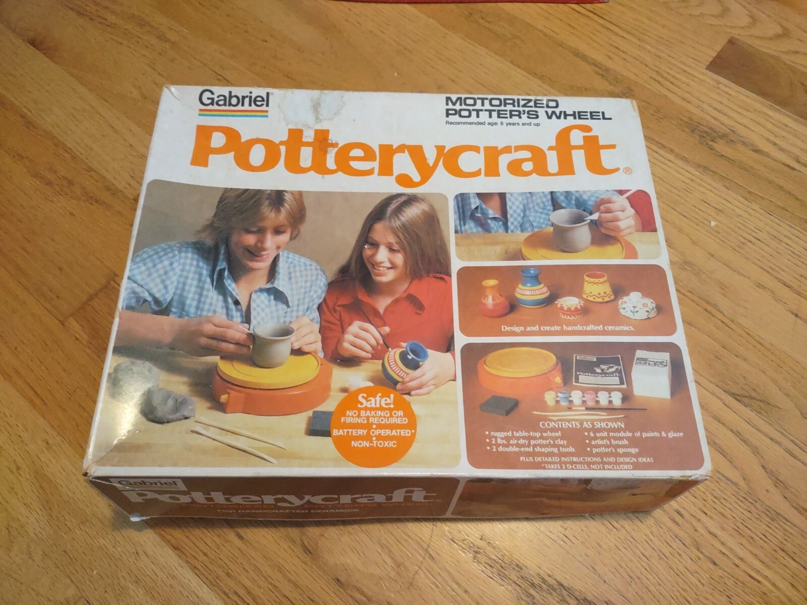 Vintage 1970s Toltoys motorized Pottors Wheel for 8 years and up