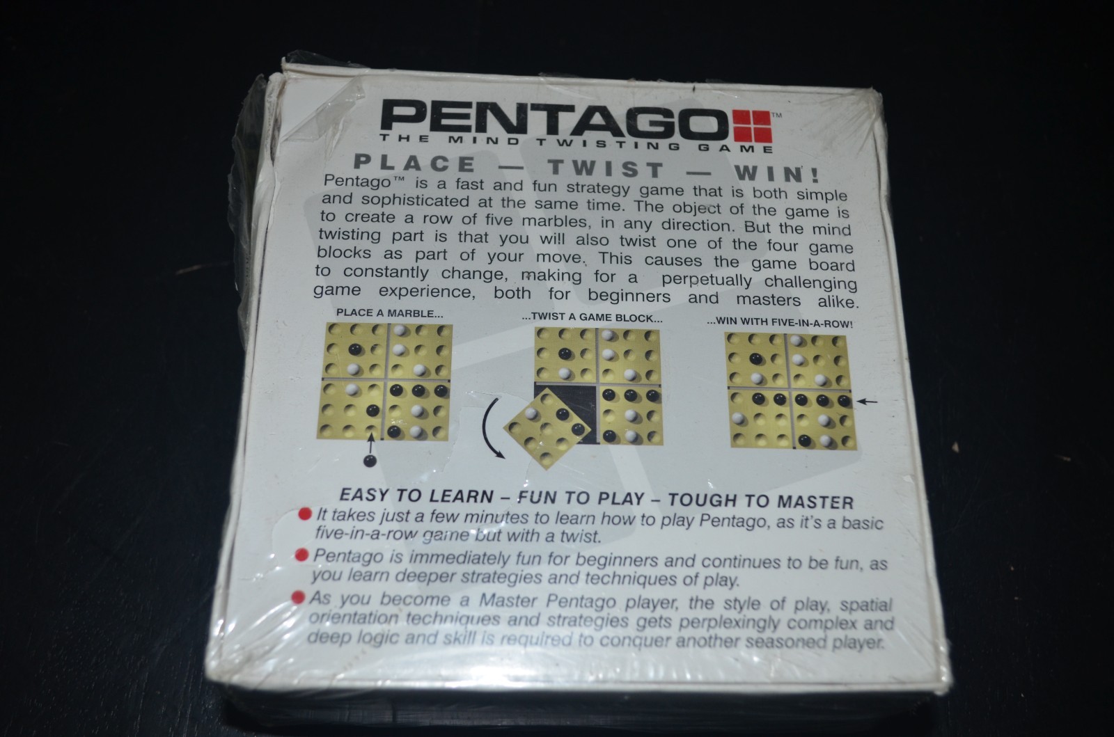 Pentago The Mind Twisting Board Game 2005 Mindtwister USA 2005 New-Sealed