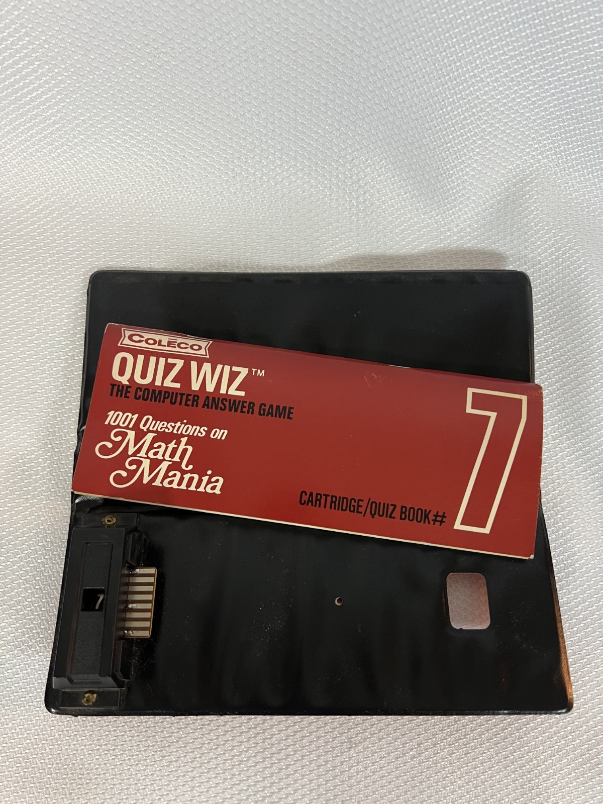 Coleco Quiz Game Computer Answer Game w/ Cartridge + Books 1, 3, 4, 5, 7, 8, 18