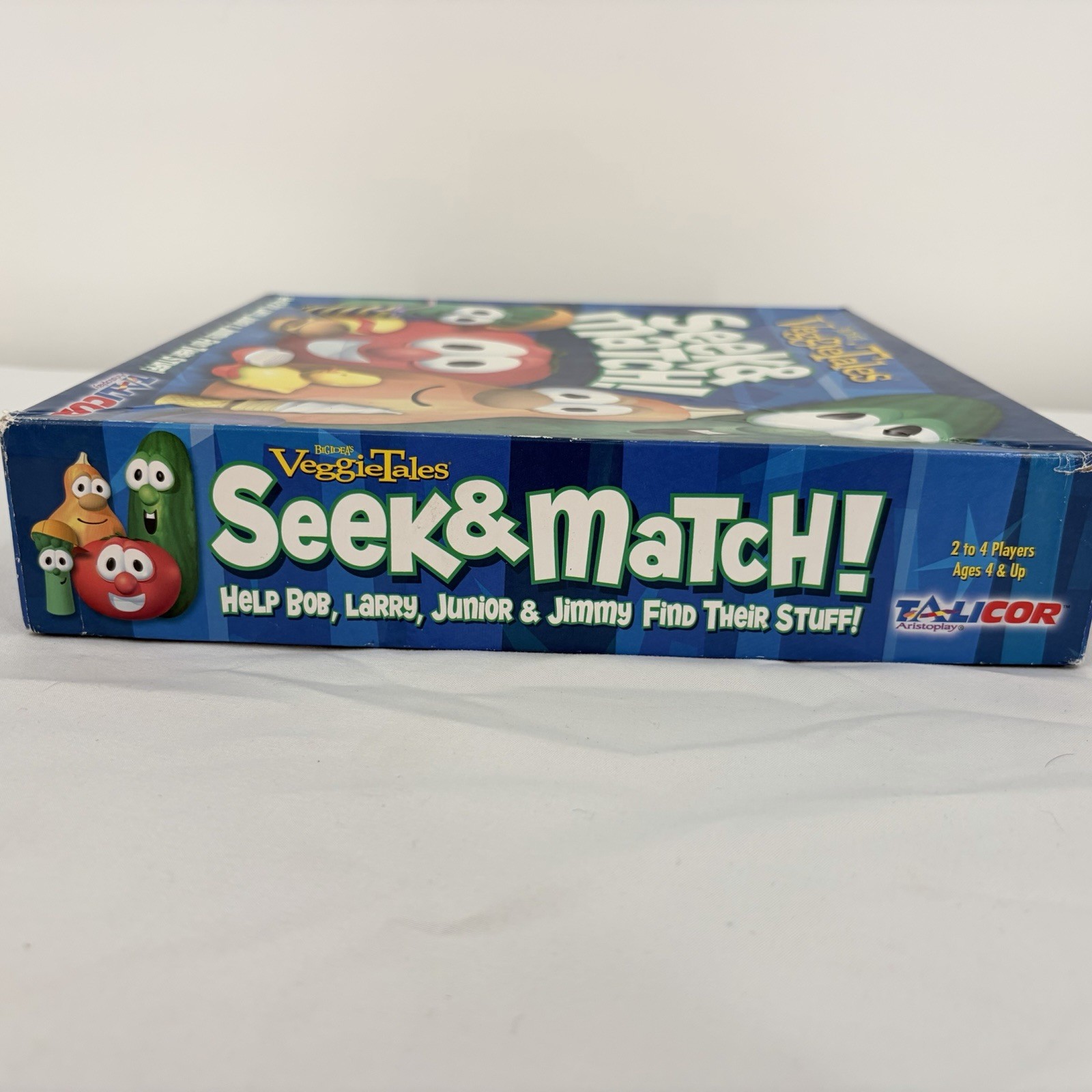 Veggie Tales 2006 Seek & Match Board Game by TaliCor ~ Complete