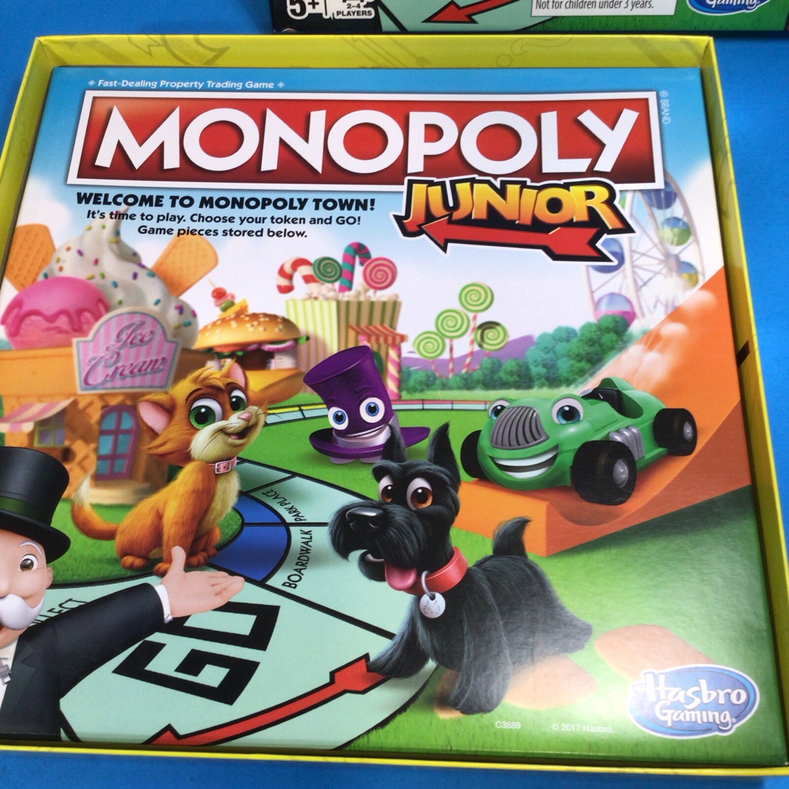 Hasbro Monopoly Junior Board Game Ages 5 and up, 5+, Complete