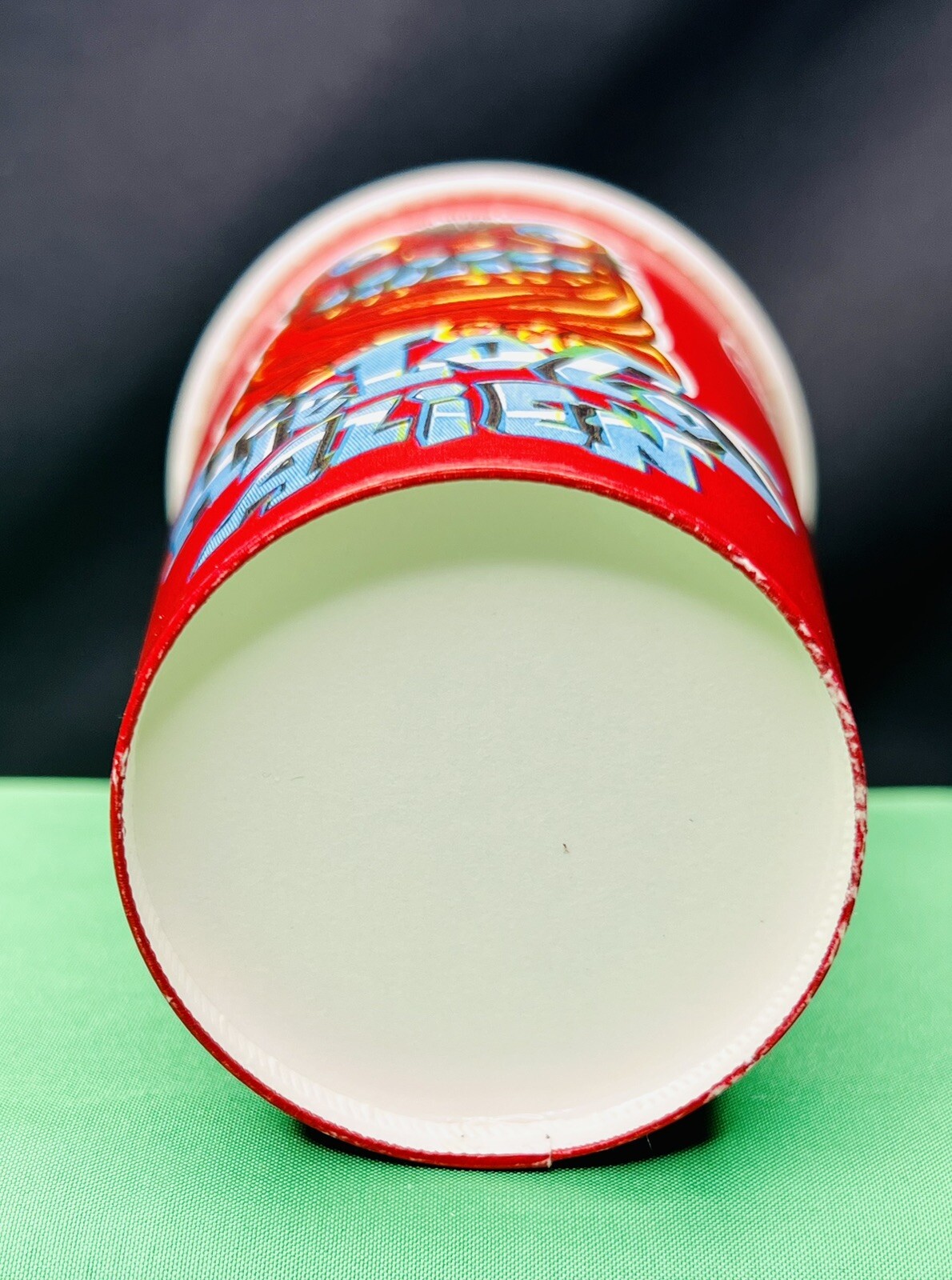 Rare Crazy Bones Hielocos Coca-Cola Alien 8–10oz Promotional Paper Cup (1990s)