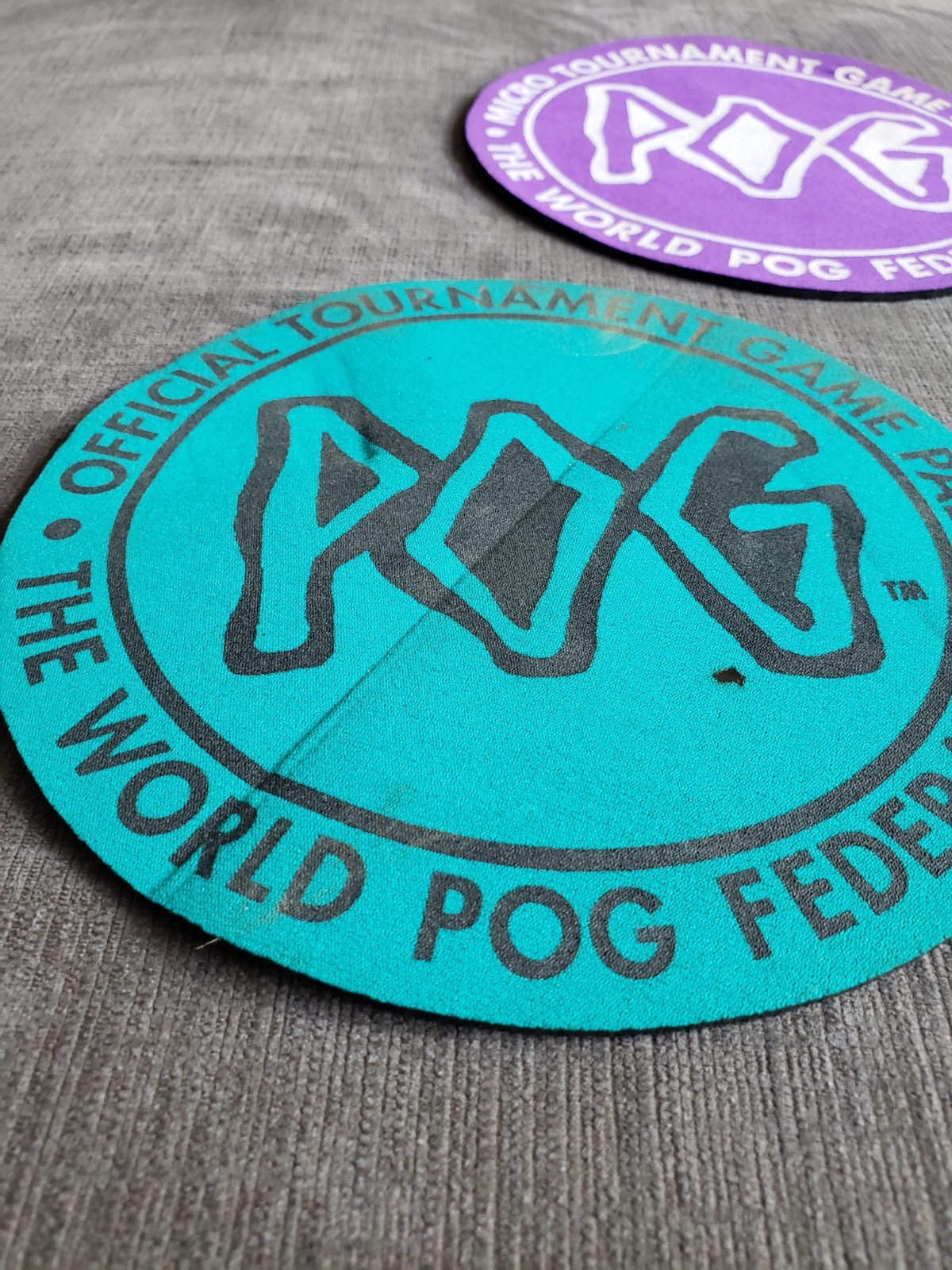 Set Of 5 VINTAGE ’95 THE WORLD POG FEDERATION OFFICIAL TOURNAMENT GAME BOARD PAD