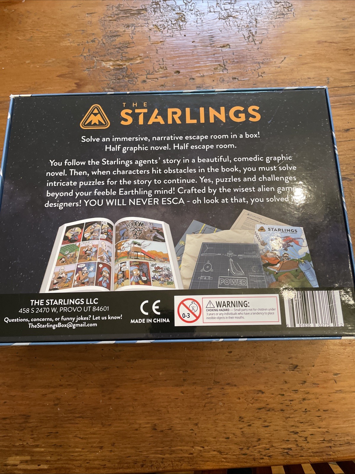 The Starlings: Box One – An Adventure in a Box – Brand New