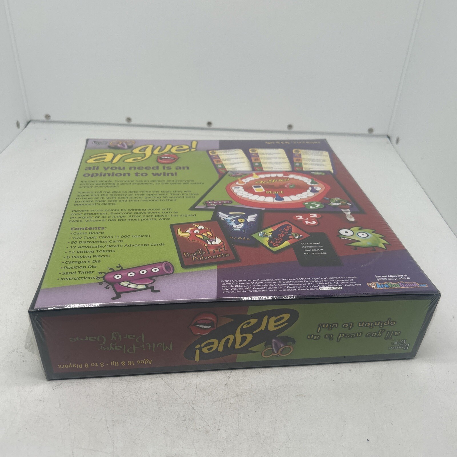 Argue Multi Player Party Game University Games Perfect Ice Breaker Board Game