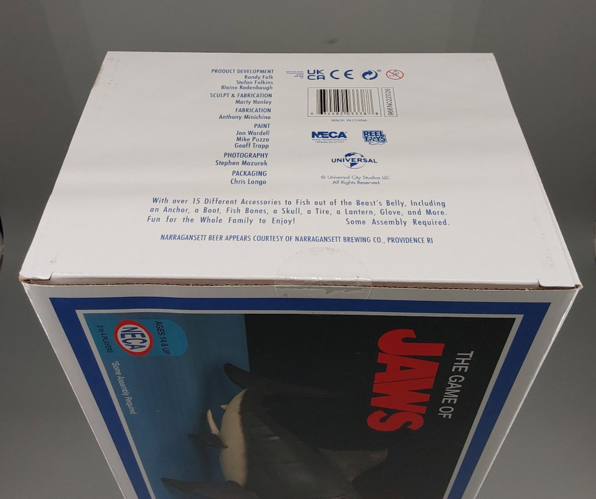 The Game of Jaws 50th Anniversary Edition Neca Reel Toys NIB