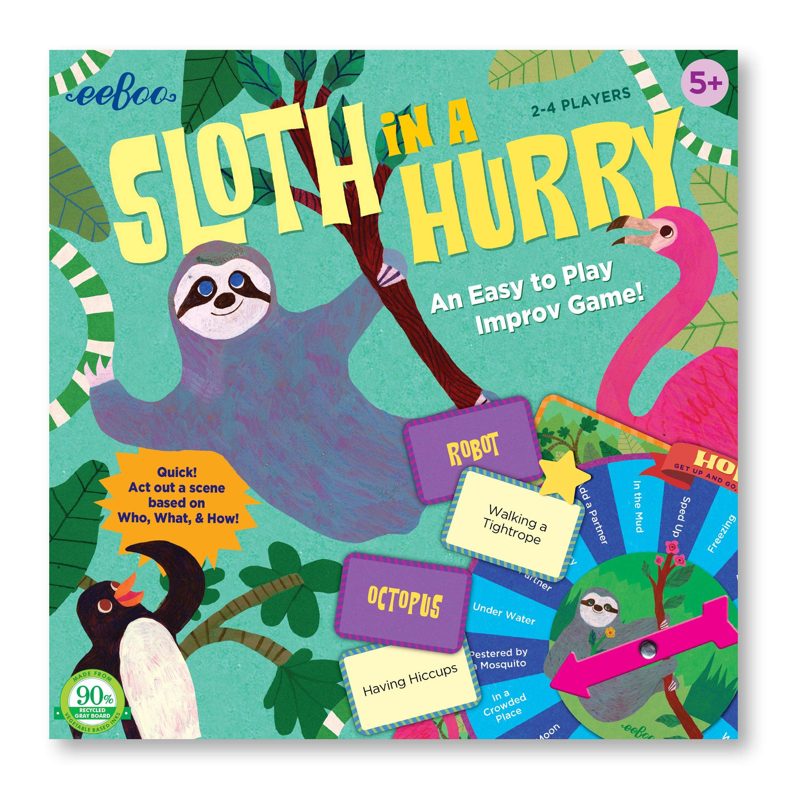 Sloth in a Hurry Improv Game for Kids Quick Action Fun Ages 5 and Up