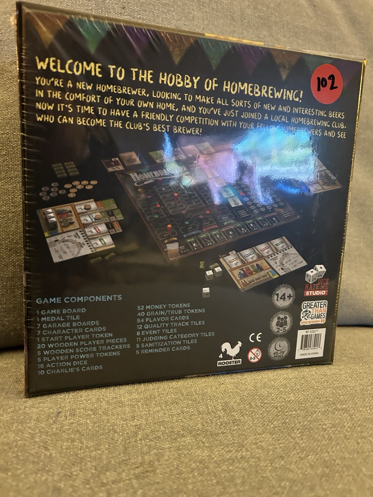 Homebrewers A Dice Game Of Inventive Beers Strategy Family Board Game Sealed New