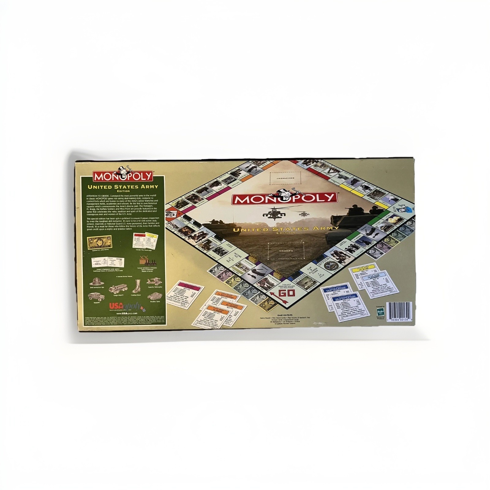 Vintage Monopoly United States Army Edition (2002) Board Game