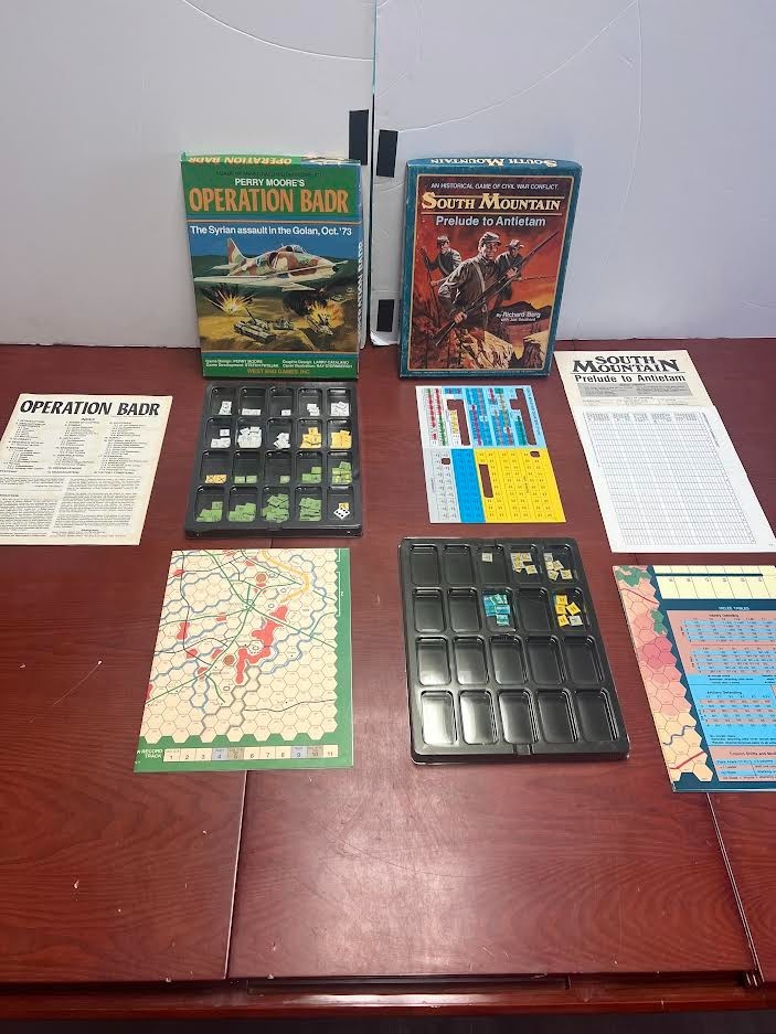 Lot of (2) West End War Games – South Mountain MOSTLY UNPUNCHED & Operation Badr