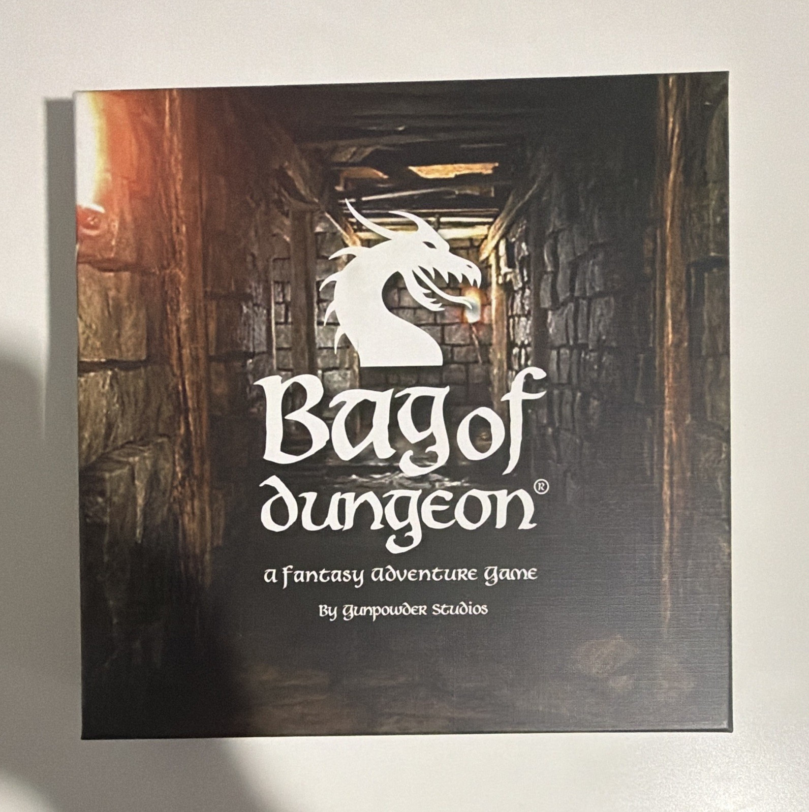 Gunpowder Studios Tile-Laying Co-op Fantasy Board Game Bag of Dungeon 1-4