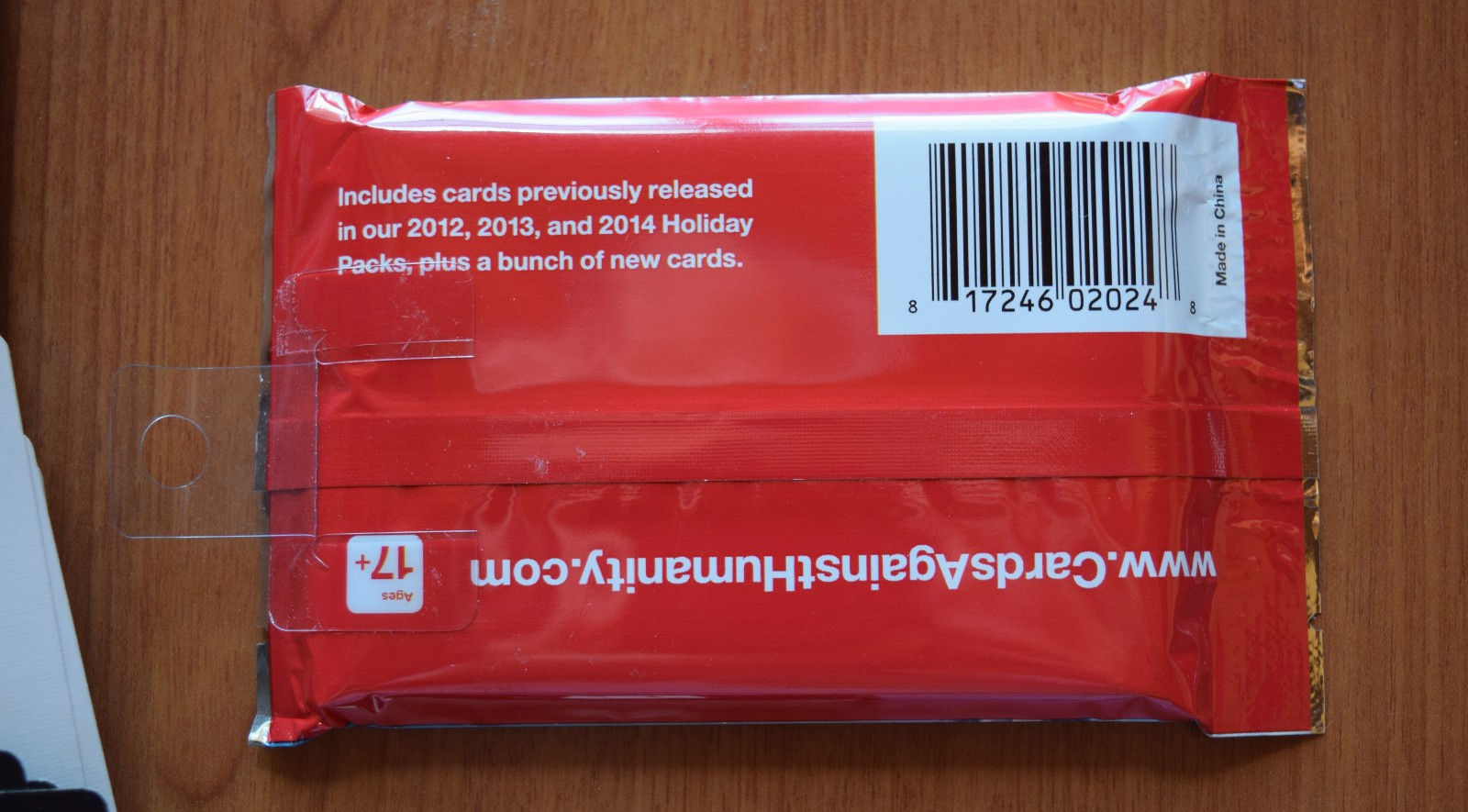 CARDS AGAINST HUMANITY, FIRST EXPANSION, NON-DENOMINATIONAL SEASONS GREETING LOT